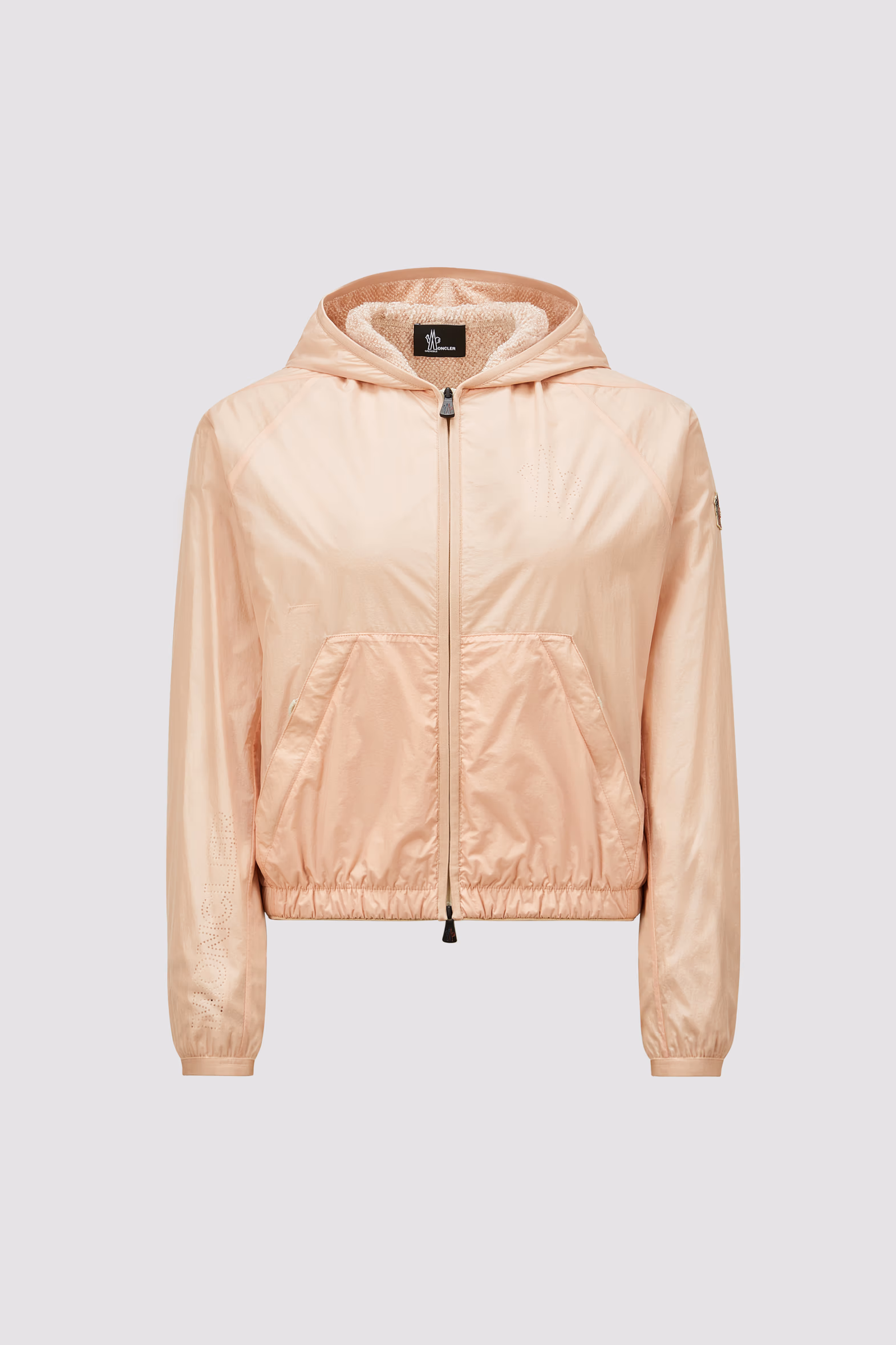 Logo Hoodie Women Pink Moncler 2